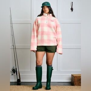 NWT Dairy Boy Pink Lemonade Green Mountain Fleece | XS/S